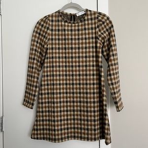 Zara girls plaid dress Size 11-12
